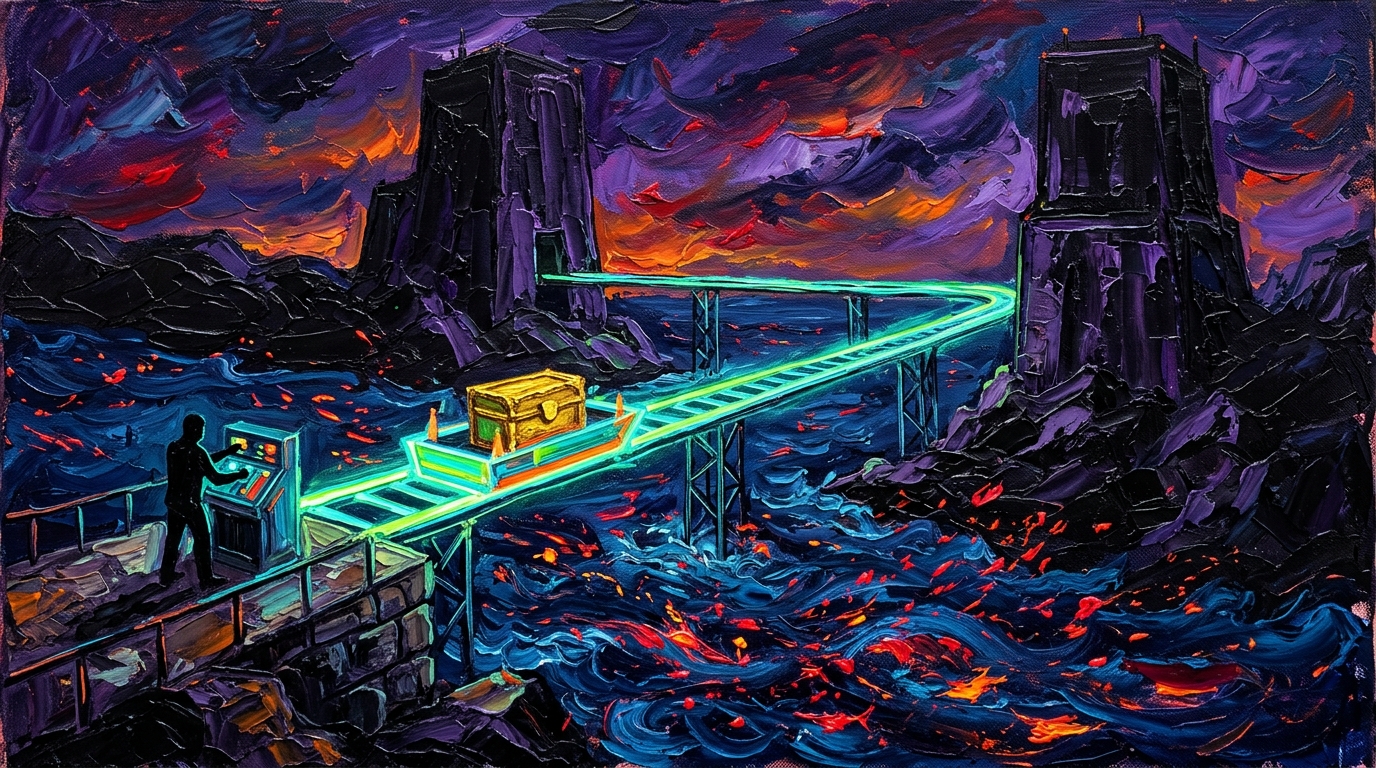 FerryCat 跨宿主契约摆渡船 概念油画