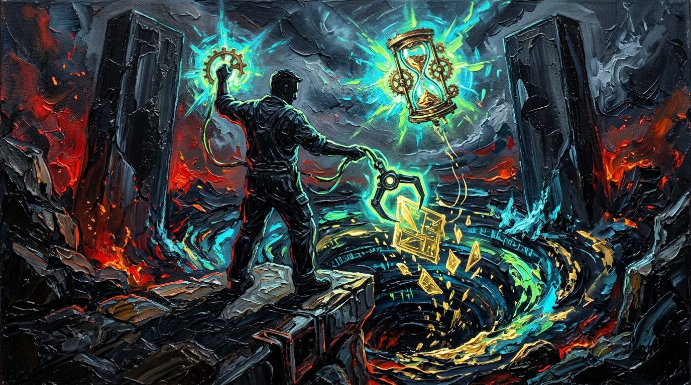 绝不空手而归 封面油画